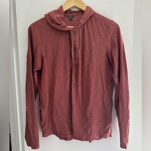 Vince “Leche” Pima cotton hooded henley